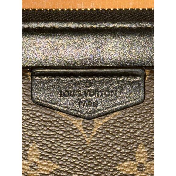 Louis Vuitton Black Macassar Zippy Dragonne Wristlet Monogram Wallet - Picture 4 of 11